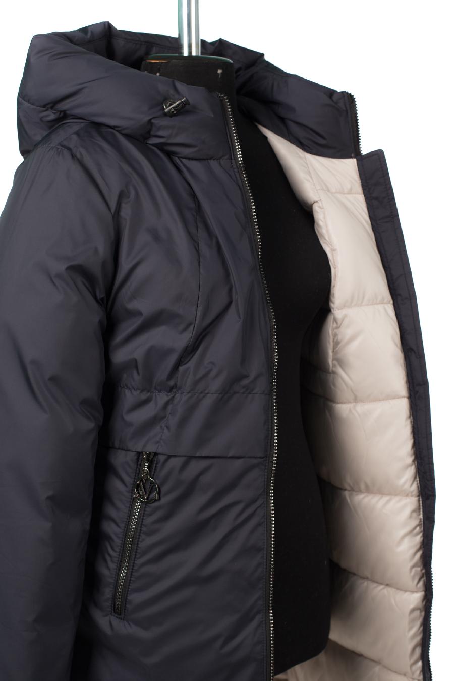05-2068 Куртка женская зимняя SNOW (Биопух 300) Плащевка синий