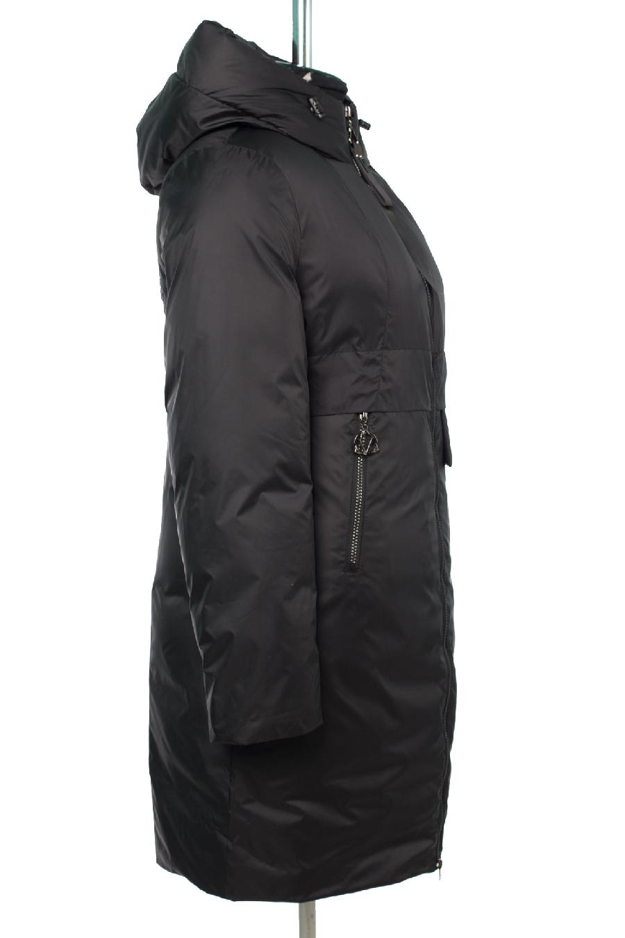 05-2067 Куртка женская зимняя SNOW (Биопух 300) Плащевка черный