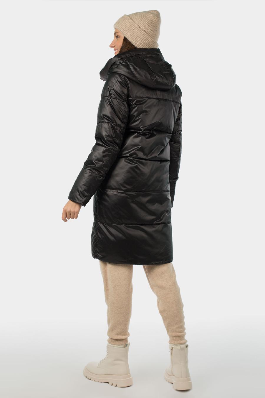 05-2050 Куртка женская зимняя (Биопух 300) Плащевка черный