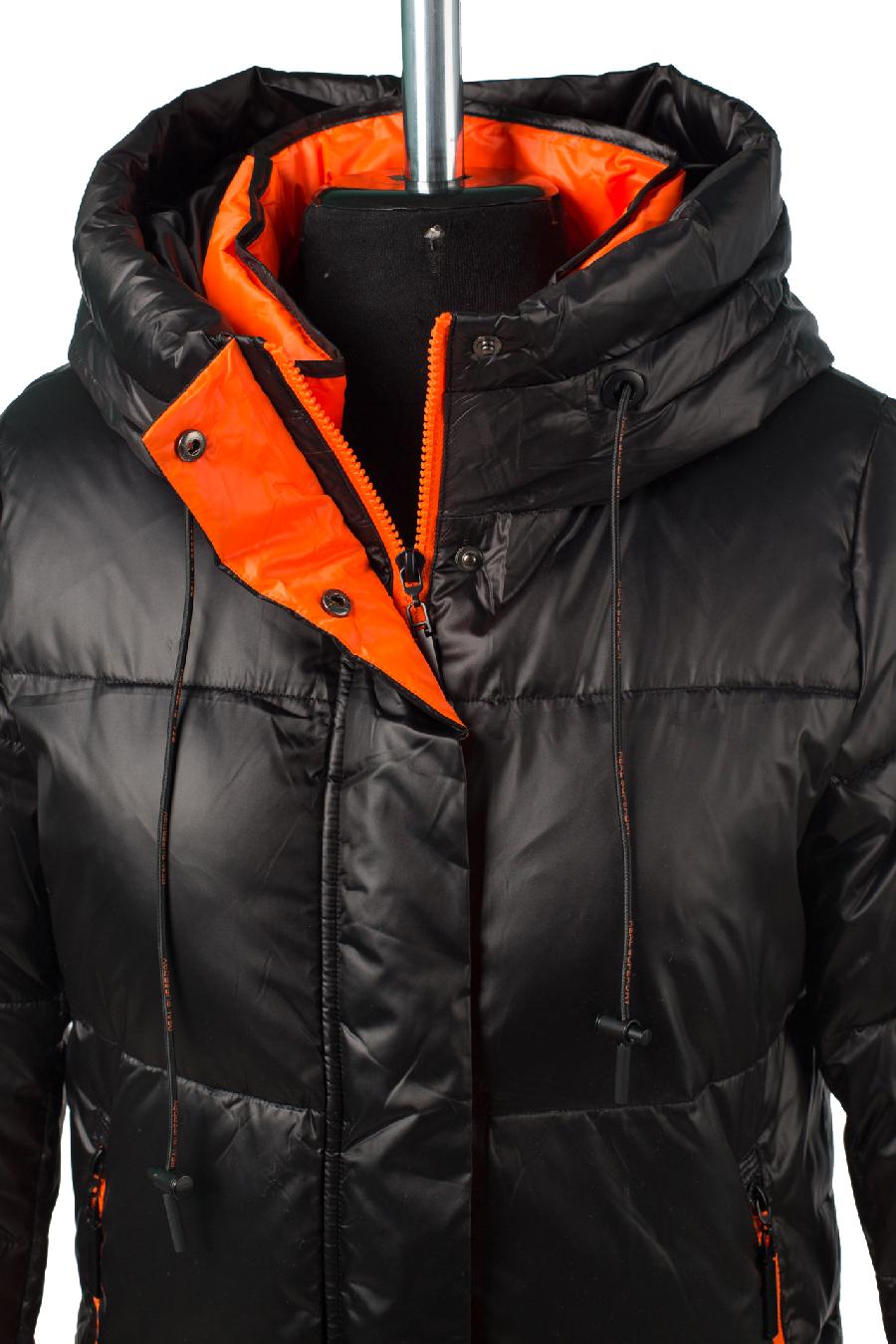 05-2050 Куртка женская зимняя (Биопух 300) Плащевка черный