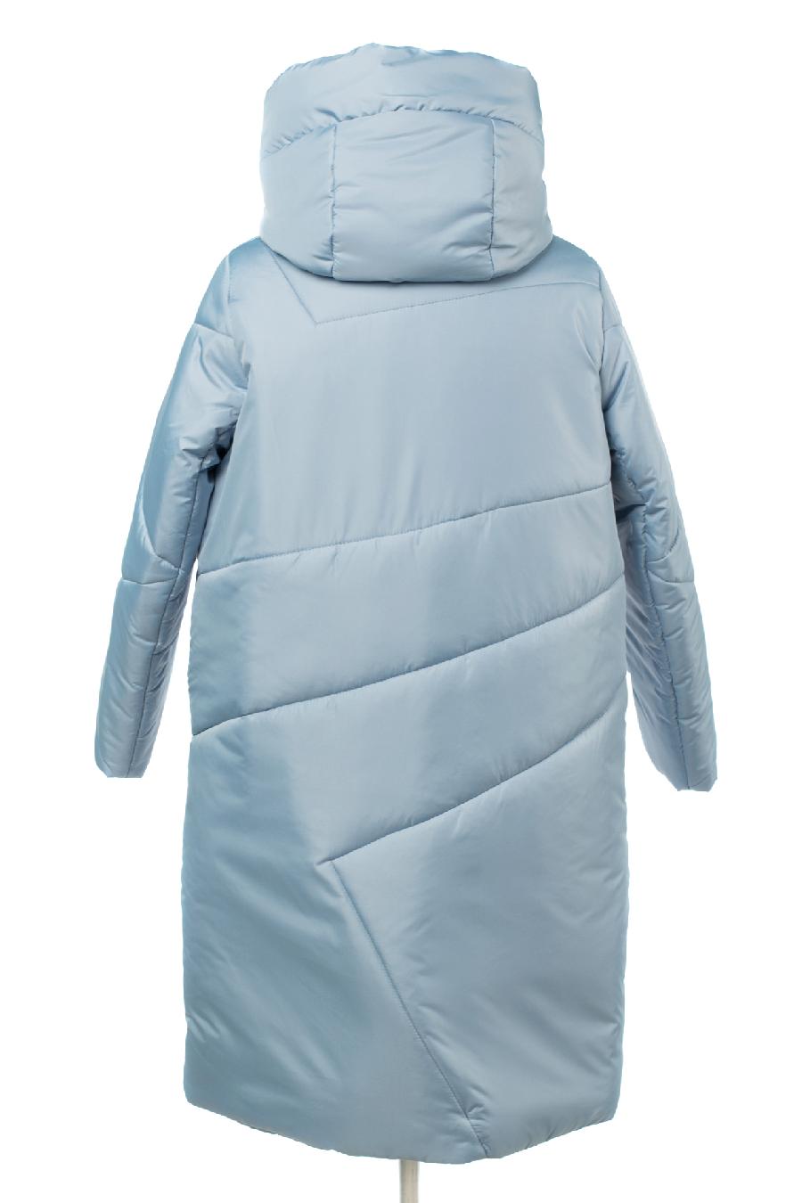 05-2065 Куртка женская зимняя (синтепон 300) Плащевка голубой