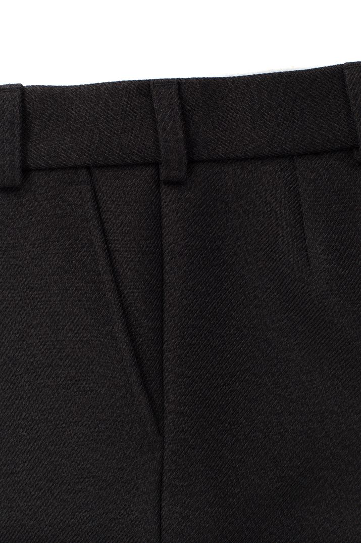 15-0008 Брюки детские классические Костюмная ткань темно-серый