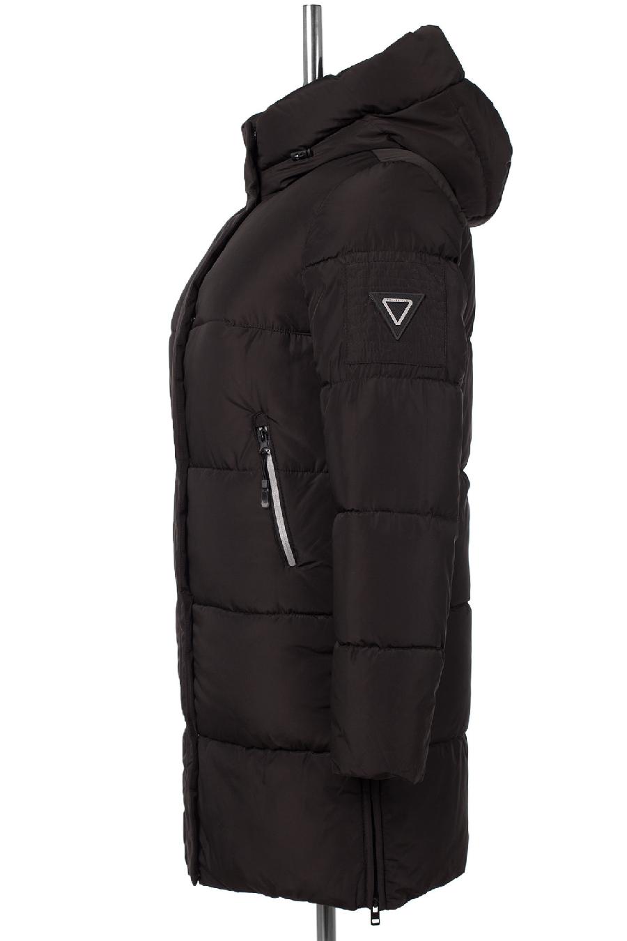 05-2072 Куртка женская зимняя SNOW (Биопух 300) Плащевка черный