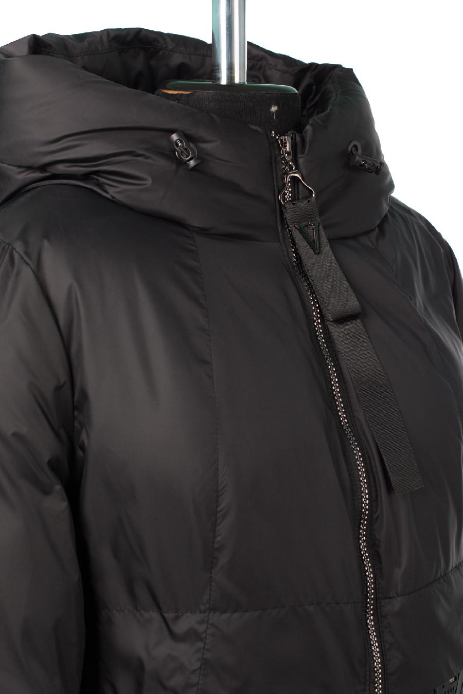 05-2067 Куртка женская зимняя SNOW (Биопух 300) Плащевка черный