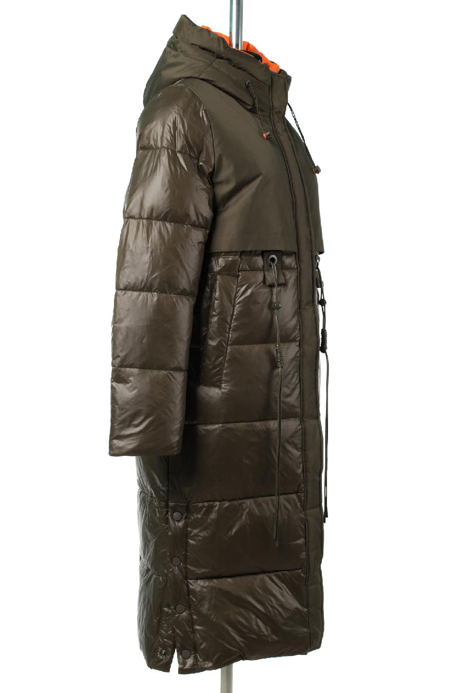 05-2052 Куртка женская зимняя (Биопух 300) Плащевка хаки