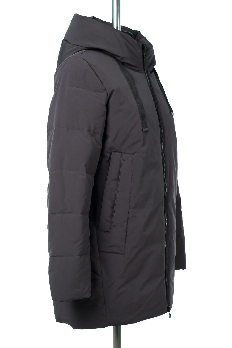 05-2046 Куртка женская зимняя (Биопух 300) Плащевка серый