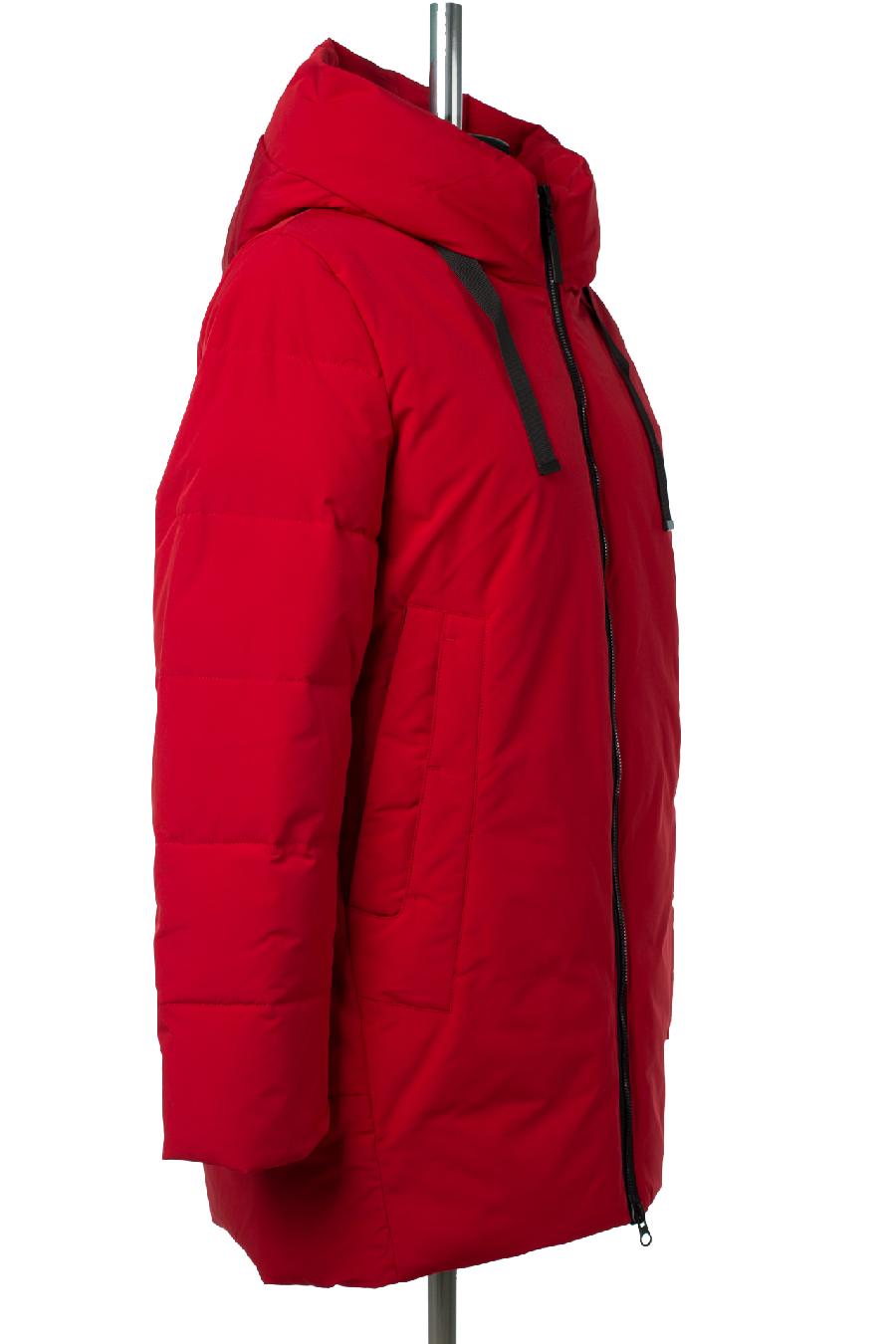 05-2045 Куртка женская зимняя (Биопух 300) Плащевка красный