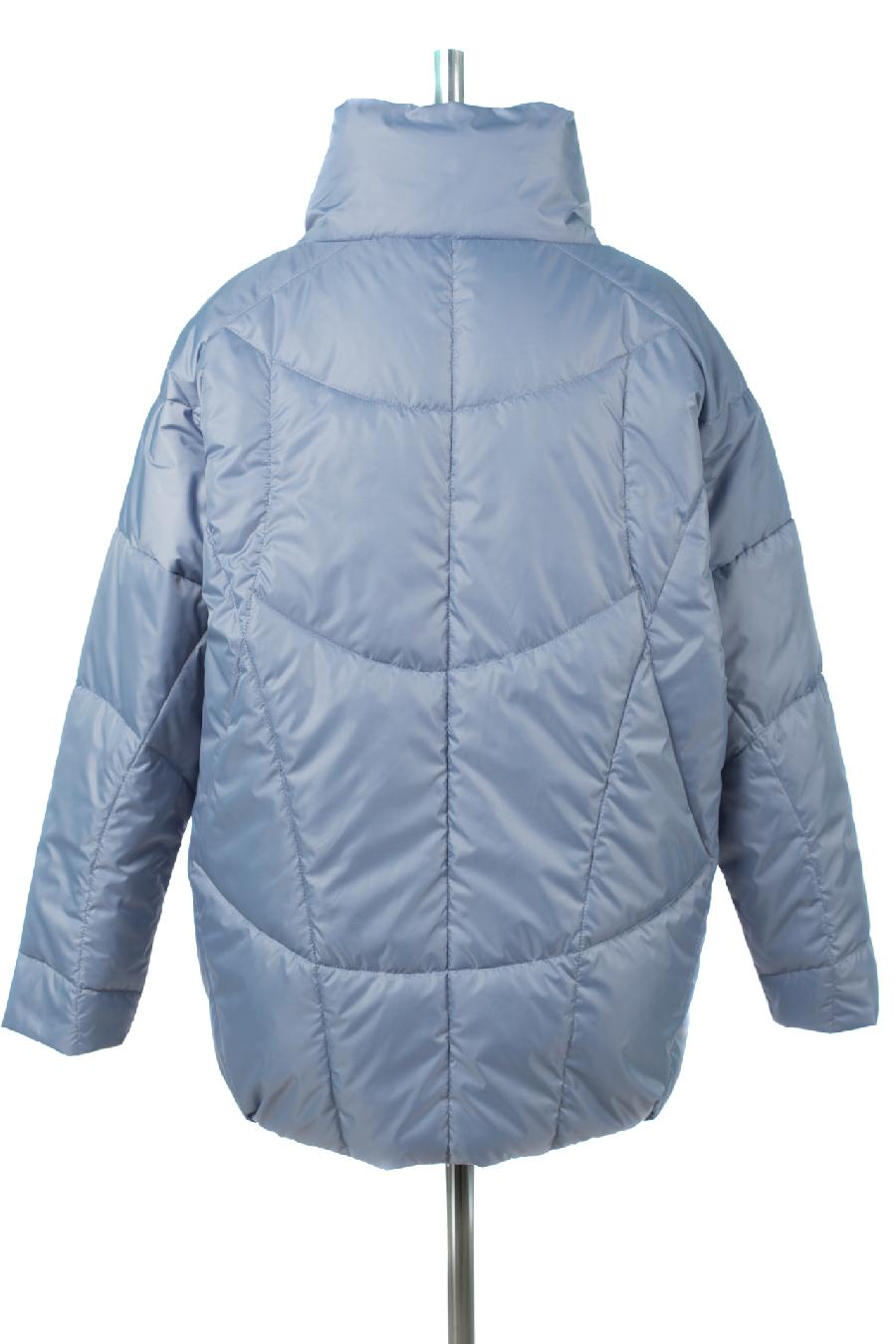 04-2869 Куртка женская демисезонная (G-loft 120) Плащевка серо-голубой