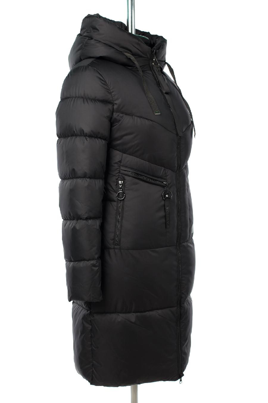 05-2071 Куртка женская зимняя SNOW (Биопух 300) Плащевка черный