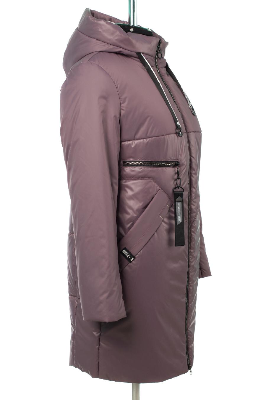 04-2884 Куртка женская демисезонная (тинсулейт 150) Плащевка темно-сиреневый