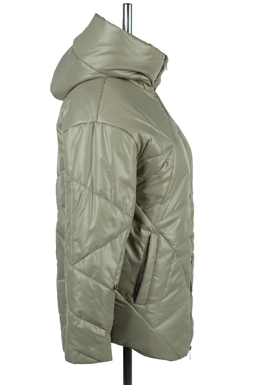 04-2921 Куртка женская демисезонная (Синтепон 150) Плащевка Светло-оливковый