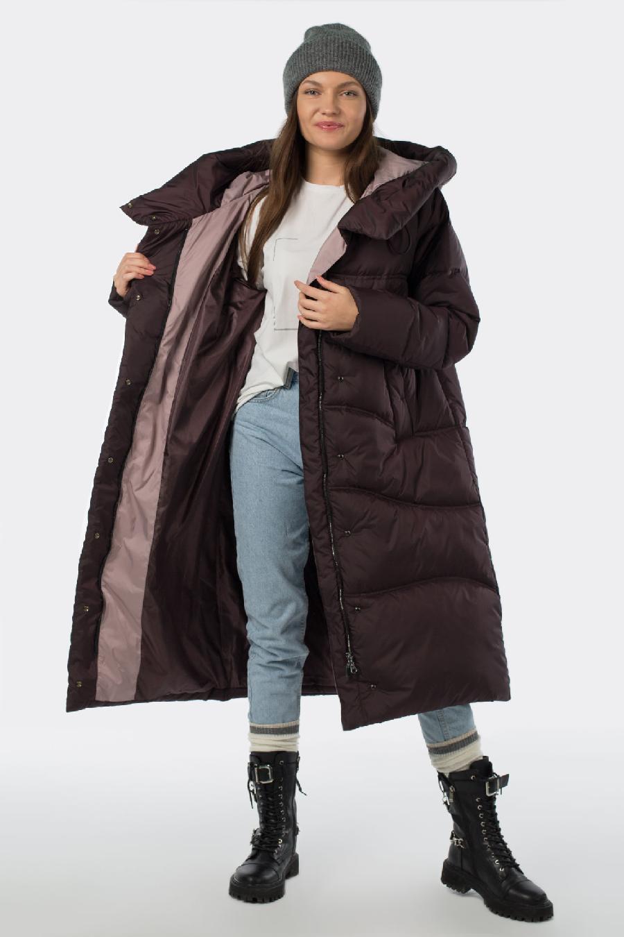 05-2033 Куртка женская зимняя SNOW (G-Loft 300) Плащевка Слива