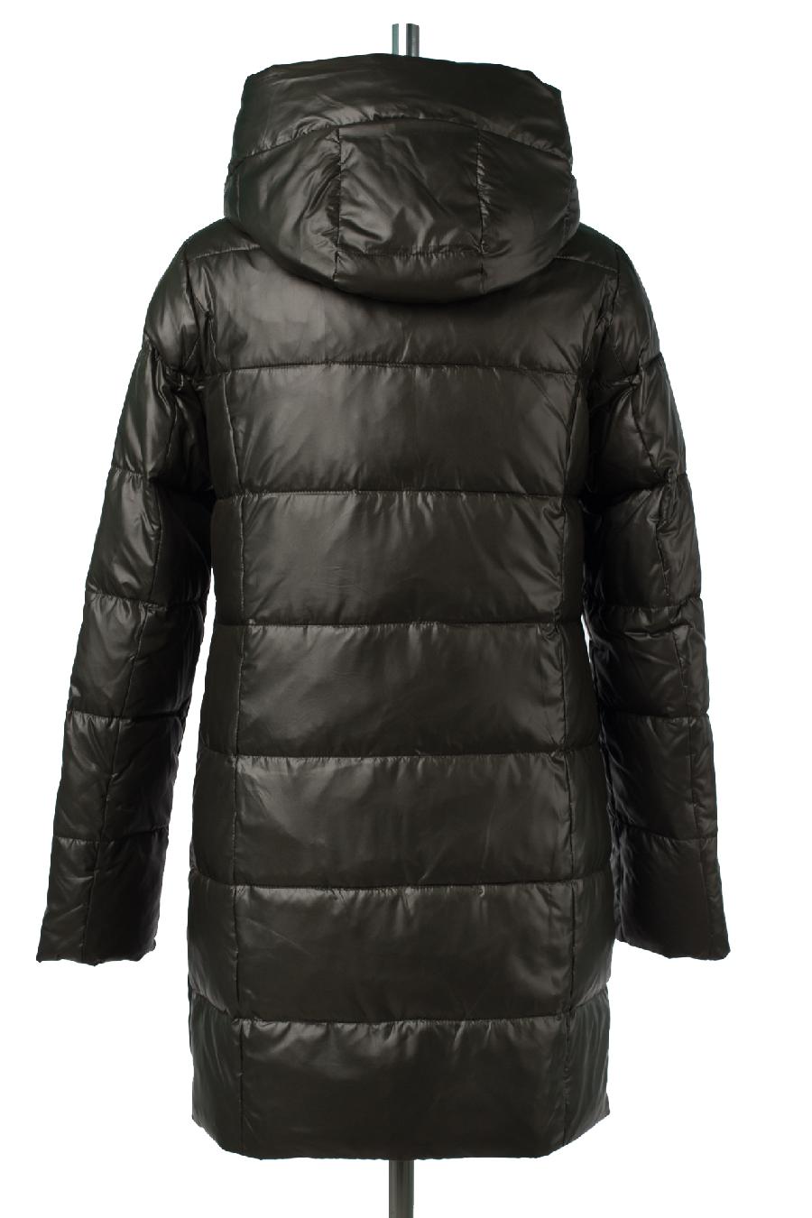 05-2054 Куртка женская зимняя (Биопух 300) Плащевка темно-зеленый