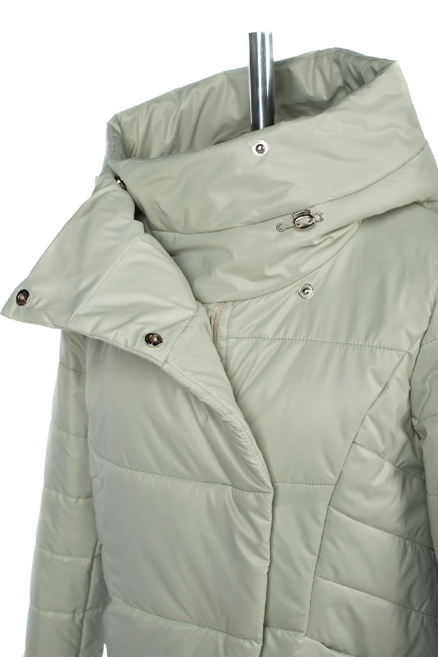 04-2933 Куртка женская демисезонная (синтепон 150) Плащевка светло-зеленый